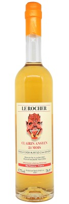 RUM CLAIRIN - Ron ámbar - 21 meses - Ansyen LE ROCHER - Single Bourbon Cask 2017 #LR17JD-2 - 47,7% compra mejor precio buen vino opinión comerciante burdeos