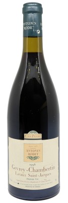 ANTONIN RODET - GEVREY CHAMBERTIN 1ER CRU LAVAUX ST JACQUES 1996 mejor precio buen vino comerciante opinión burdeos