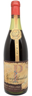 GEVREY CHAMBERTIN - bottled by Poulet Père et Fils  1959 best price