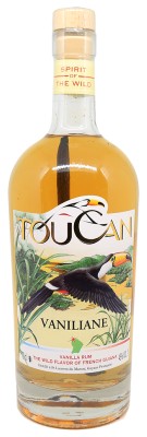 TOUCAN VANILIANE - Rum speziato alla vaniglia - Guyana francese - 45% acquista miglior prezzo buon vino parere rum Bordeaux