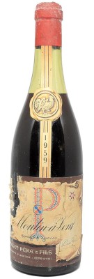 MOULIN A VENT - Mise Poulet Père et Fils 1959 comprar mejor precio buen vino reseñas de comerciantes Burdeos