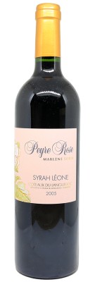 Domaine Peyre Rose - Marlène Soria - Syrah Léone  2005 achat meilleur prix avis bon caviste Bordeaux