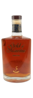 GOLD OF MAURITIUS - Very old rum - Solera 5 Years - 40%