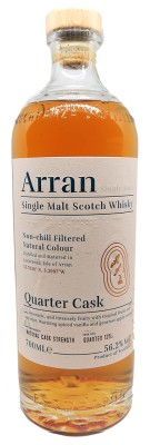 Whisky ARRAN - Quarter Bark - The Bothy - 56.20%