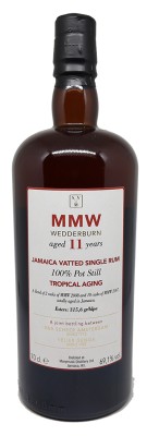 SVM - Scheer Velier Main Rum - MMW 11 ans - Blend TROPICAL Aging Wedderburn - 69,10%