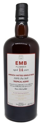 SVM - Scheer Velier Main Rum - EMB 14 ans - Blend TROPICAL Aging Plummer - 69,70%