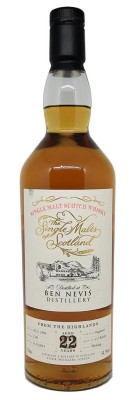 BEN NEVIS - 22 years old - Vintage 1996 - Single Cask n ° 1789 - 54.10%