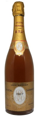 Champagne CRISTAL Brut millésimé LOUIS ROEDERER 1967