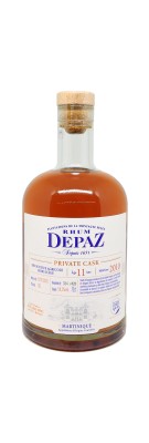 RHUM DEPAZ - Private Cask - 11 ans - Millésime 2010 - Fût n°102 - Edition France - Bottled 2022 - 58.2%