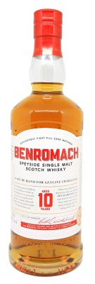 Whisky BENROMACH - 10 ans - Single Malt - 43% 