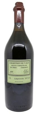 CHARTREUSE - VEP Verte - Bouteille de 1 Litre - 54%