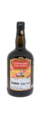 Compagnie des Indes - Savanna - 12 ans - Mis en fût Mars 2011- Single Cask R4651 - Traditionnel - 56.8%