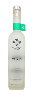 Cuatro Gallos - Pisco du Perou - Mosto Verde Italia - 40%