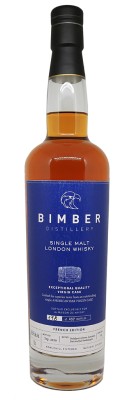 BIMBER- 3 ans - 2016 Virgin Oak - Single Cask - French Connections - 58,50%