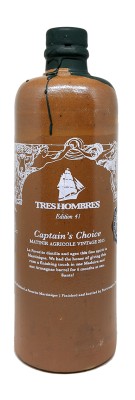 TRES HOMBRES - Captain Choice - Matinik Agricole 2015 - Rhum vieux de Martinique - Ed.41 LA FAVORITE - 51,5%