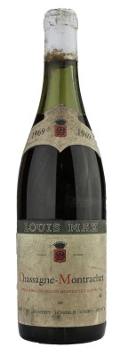 CHASSAGNE MONTRACHET  1969 - Louis Max achat pas cher vieux millesimes premier prix avis vin
