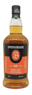 SPRINGBANK - 10 ans - Bottled 2021 - 46% (Sans boîte)