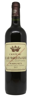 Château BEL AIR MARQUIS D'ALIGRE 2012