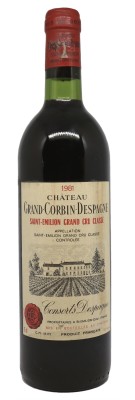 Château GRAND CORBIN-DESPAGNE  1981