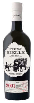 BIELLE - Rhum hors d'âge - Millésime 2001 - Cask 98 - 55,40 %  achat pas cher rare avis excellent meilleur bon prix 