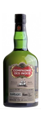 Compagnie des Indes - Aged rum - Barbados - 10 years - Foursquare - 43% cheap buy best price good advice