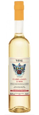 RHUM CLAIRIN - Rhum ambré - 21 mois - Ansyen VAVAL - Single Cask 2015 Fût Caroni #CARVA5 - 48.6%  achat pas cher au meilleur prix avis bon rhumerie bordeaux