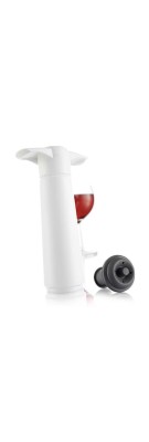 Vacuvin 1 pompe + 1 bouchon - Blanc  achat pas cher au meilleur prix avis bon 
