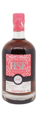 RUM HSE - Aged rum - Sherry Finish - Pedro Ximenez - Vintage 2005 - 46%