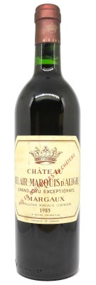 Château BEL AIR MARQUIS D'ALIGRE 1985