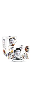 Maison Pierrot Gourmand - Coffret gourmandise - Buste porte-sucettes + 40 sucettes - 520g