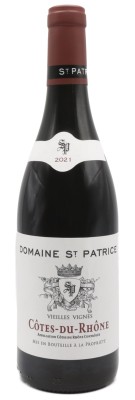 Domaine St Patrice - Vieilles Vignes - Côtes du Rhône 2021