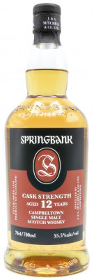 SPRINGBANK - 12 ans - Cask Strength - Bottled 2025 - 55,5%