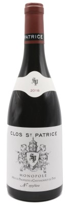 Clos St Patrice - Monopole - Châteauneuf du Pape 2018