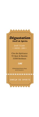 Dégustation - Swell de Spirits - Jeudi 12 Juin 2025