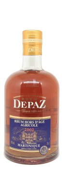 RHUM DEPAZ - Hors d'âge - Millésime 2002 - 45%