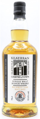KILKERRAN - 8 ans - Cask Strength - Bourbon Cask - 55,6%