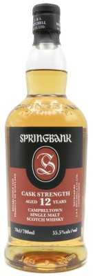 SPRINGBANK - 12 ans - Cask Strength - Bottled 2025 - 55,5%