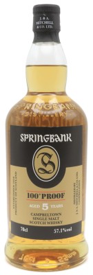 SPRINGBANK - 5 ans - 100 Proof - 57.1% Edition 2025