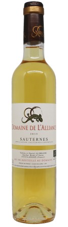Domaine DE L'ALLIANCE - Sauternes - Liquoreux - Biodynamie  2015