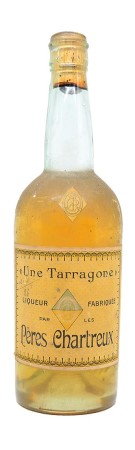 CHARTREUSE - Une Tarragone - Jaune - Embouteillée à Marseille - 1921/1929 - 50cl - sans capsule - bouteille n°2