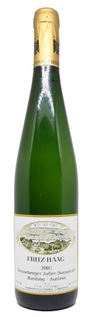 FRITZ HAAG - BRAUNEBERGER Juffer Sonnenuhr Riesling - Auslese GK - Fuder 12 2001