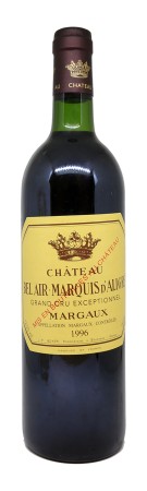 Château BEL AIR MARQUIS D'ALIGRE 1996
