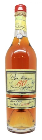 Gaston Legrand - Millésime 1987 - Bas Armagnac - 40%