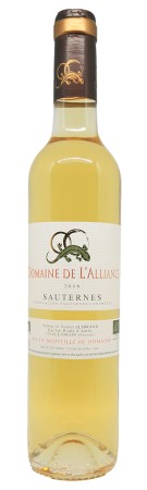 Domaine DE L'ALLIANCE - Sauternes - Liquoreux  2016 Bon avis achat au meilleur prix caviste bordeaux