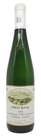 FRITZ HAAG - BRAUNEBERGER Juffer Sonnenuhr Riesling - Auslese 1992 Buena compra al mejor precio Comerciante de vinos de Burdeos