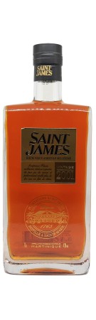 RHUM SAINT JAMES - Rhum hors d'âge - Millésime 2001 - 43% achat meilleur prix avis bon caviste rhumerie bordeaux