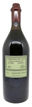 CHARTREUSE - VEP Verte - Bouteille de 1 Litre - 54%