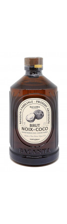 BACANHA - Sirop Français Bio Brut - Noix de Coco