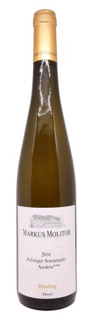 Markus Molitor - Zeltinger Sonnenuhr - Riesling - Auslese *** GK 2016