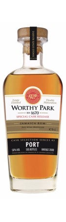 WORTHY PARK - Rhum très vieux - Port Cask Finish - 56%  ACHAT PAS CHER Meilleur prix avis bon rhumerie caviste bordeaux bon